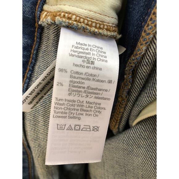 Madewell Slim Fit Denim Jeans Straight Leg Dawning Wash Blue NWT 31 x 32 - Picture 7 of 9